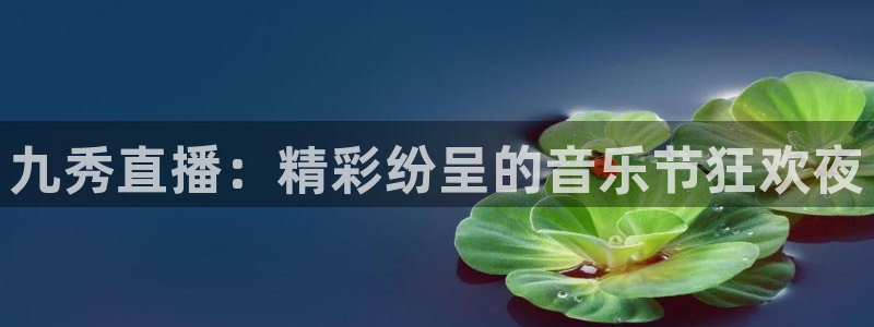 山猫免费直播：九秀直播：精彩纷呈的音乐节狂欢夜